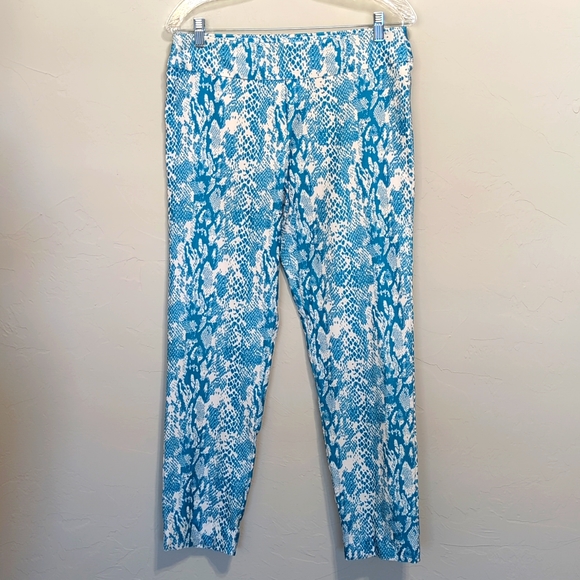 KRAZY LARRY Reptile Print Pull-On Skinny Legging Size 12 - Picture 1 of 13